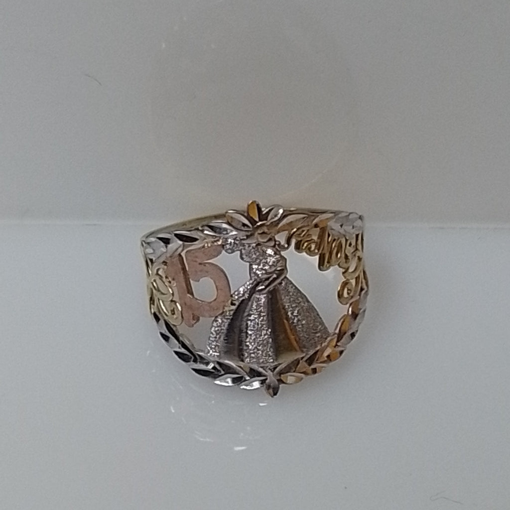 ANILLITO ORO, PLATINO 10 K 2.3 GRMS (SEMINUEVO)