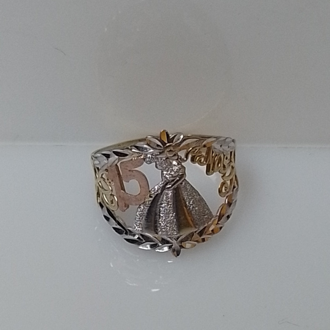 ANILLITO ORO, PLATINO 10 K 2.3 GRMS (SEMINUEVO)