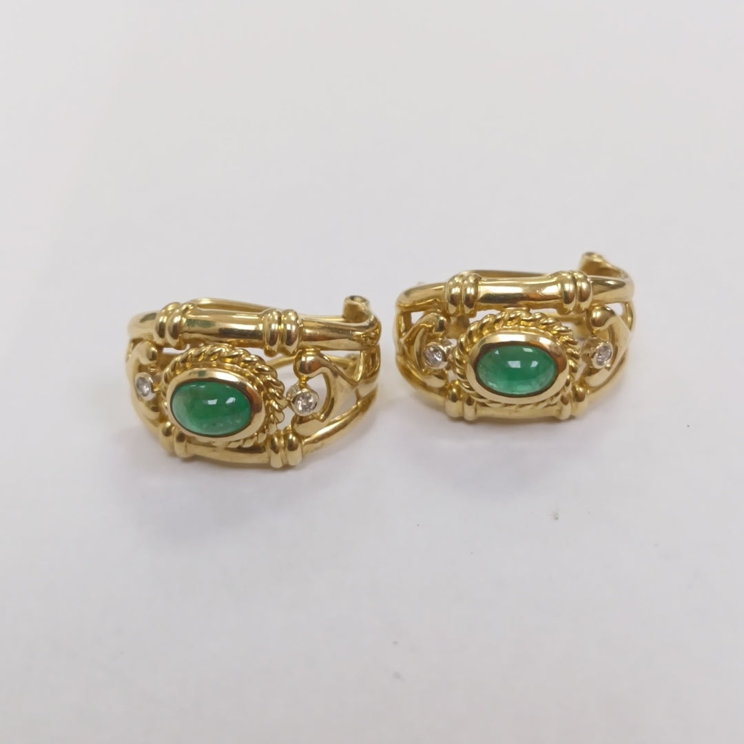 ARETES PAR ORO 14 K 7 GRMS (SEMINUEVO)