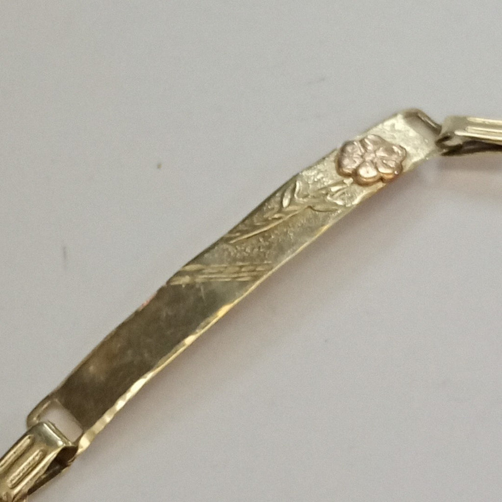 ESCLAVA ORO COMBINADO 14 K 3,40 GRMS (SEMINUEVO)