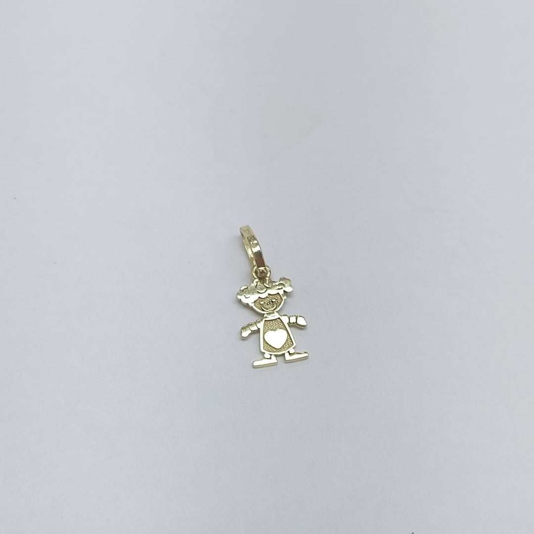 DIJE NIÑA 10K 0.3 GR (NUEVO)