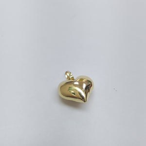 DIJE TEJIDO CORAZON LISO 14K 1 GR (NUEVO)