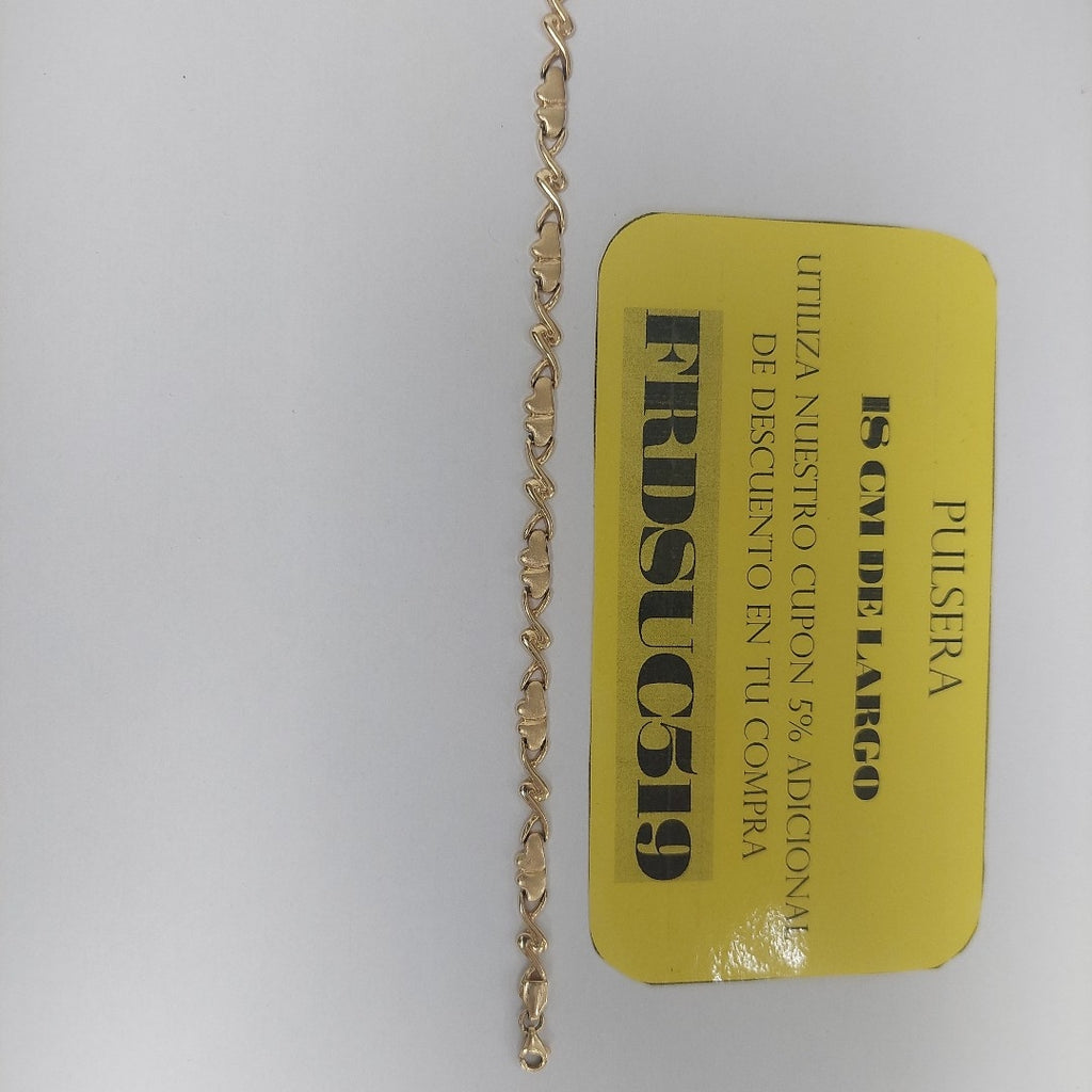 PULSERA ORO 14 K 3.7 GRMS (SEMINUEVO)