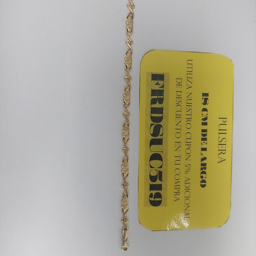 PULSERA ORO 14 K 3.7 GRMS (SEMINUEVO)