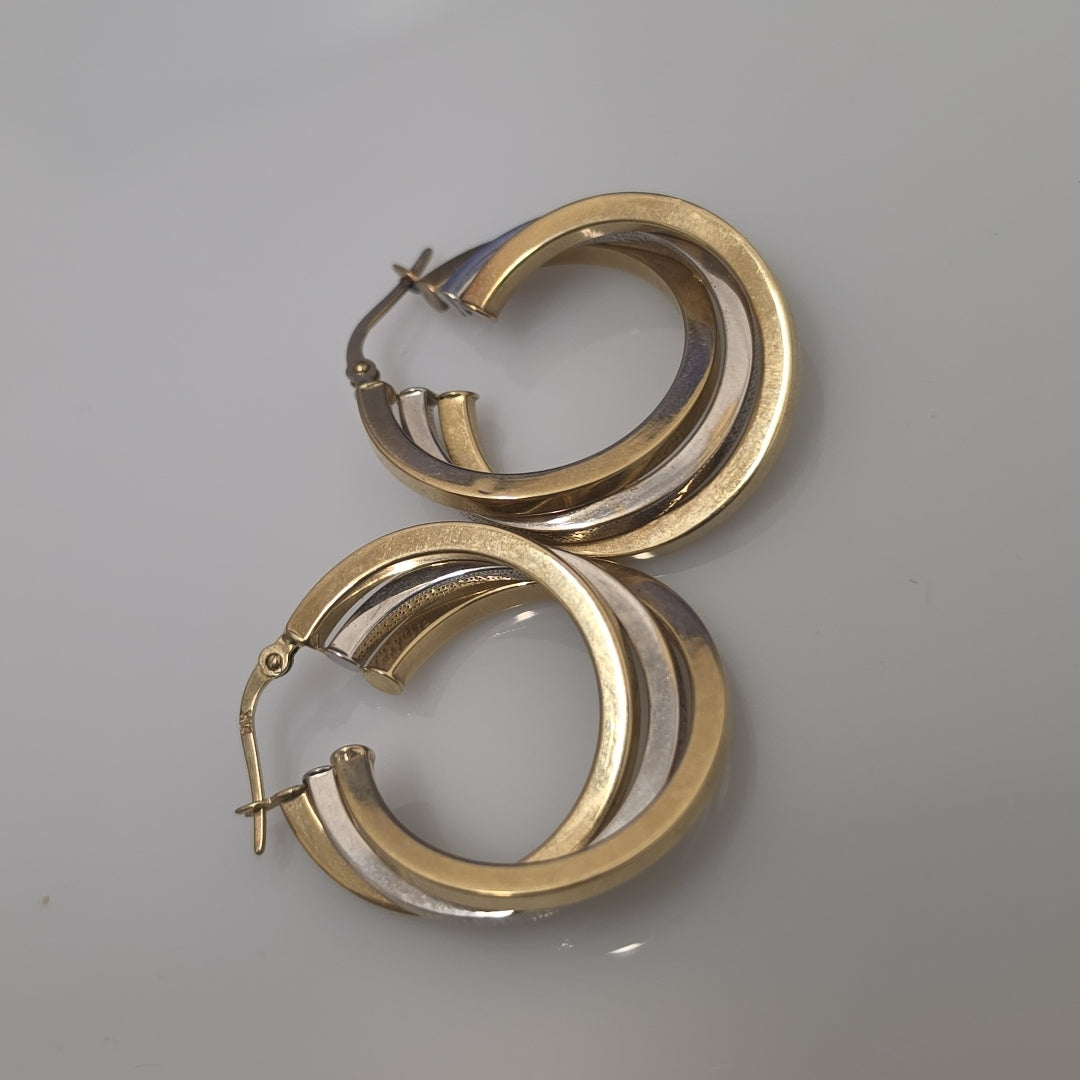 ARRACADAS PAR ORO 10 K 4.3 GRMS (SEMINUEVO)