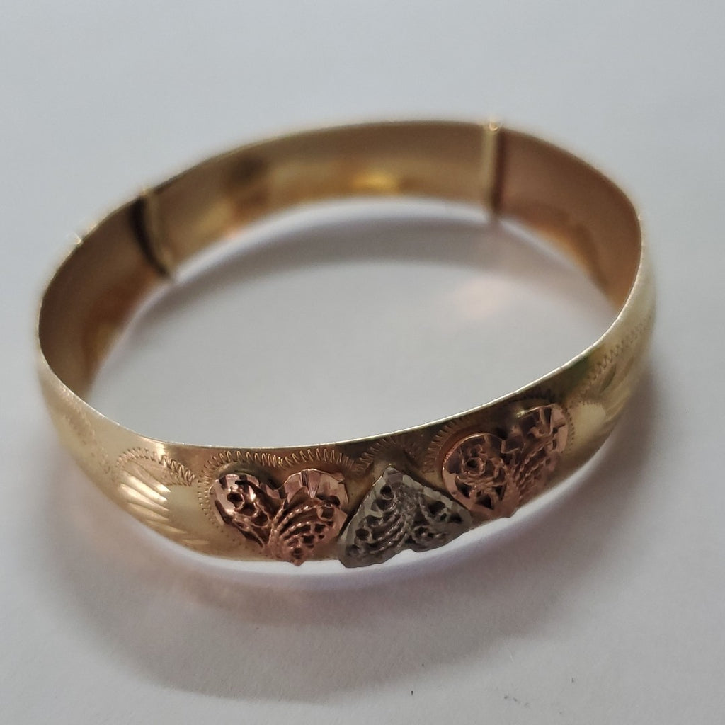 PULSERA RIGIDA ORO 14 K 11 GRMS (SEMINUEVO)