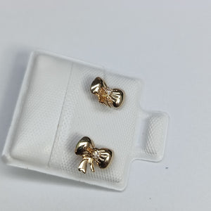 BROQUELES BROQUEL FIG MOÑO C CIRCONIA 14K 0.2441 GR (NUEVO)