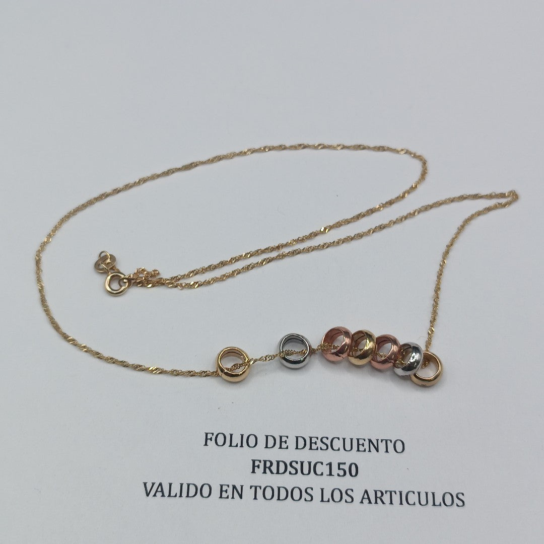 GARGANTILLA ORO 14 K 2.8 GRMS (SEMINUEVO)