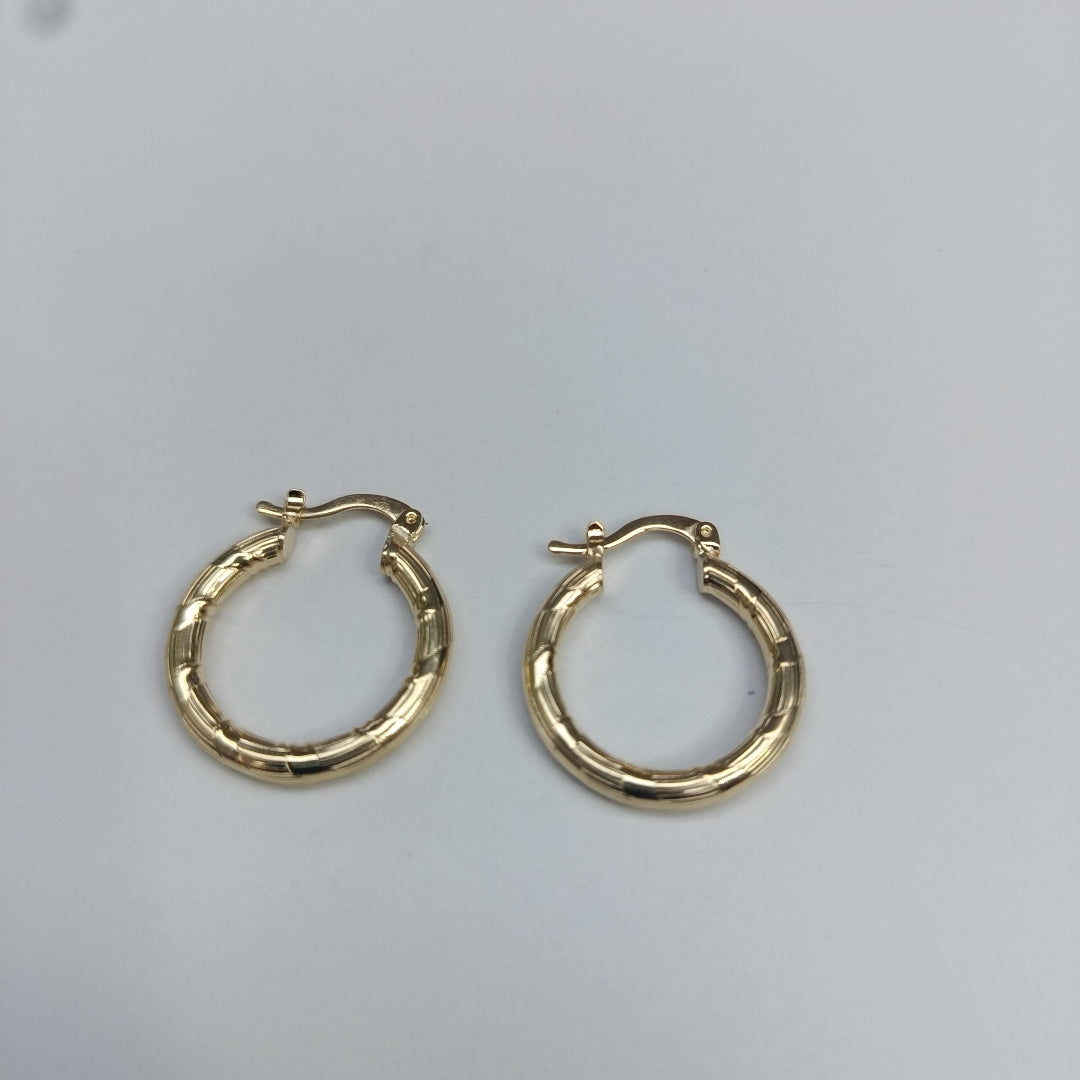 ARETES ARRACADAS 14K 2.6 GR (NUEVO)