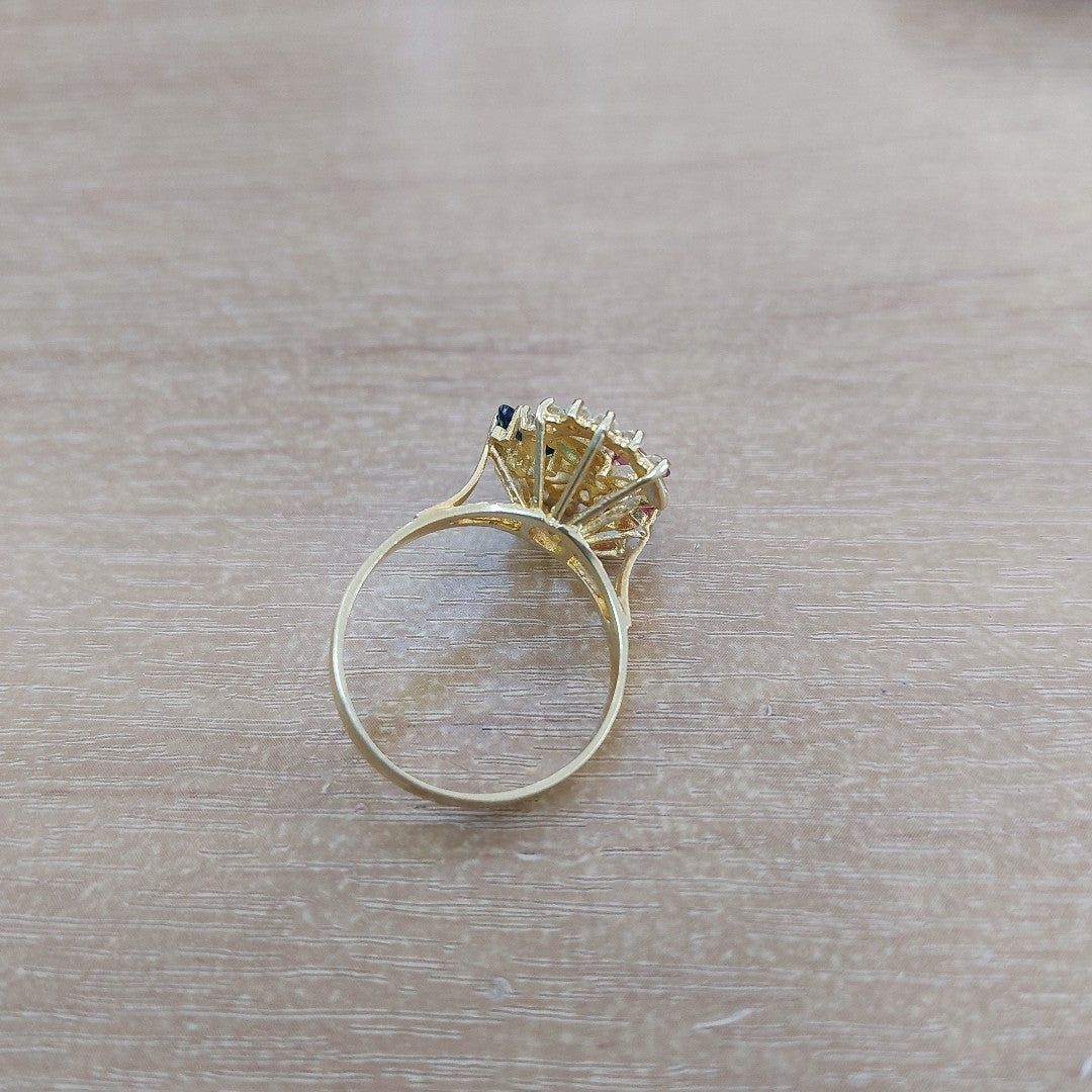 ANILLO ORO 14 K 3,50 GRMS (SEMINUEVO)
