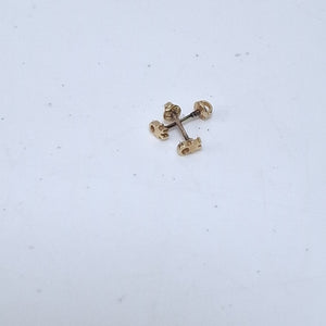 BROQUELES PAR ORO 14 K 0,40 GRMS (SEMINUEVO)