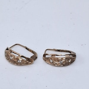ARETES PAR ORO 8 K 1,90 GRMS (SEMINUEVO)