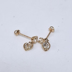 ARETES PAR ORO 14 K 0,60 GRMS (SEMINUEVO)