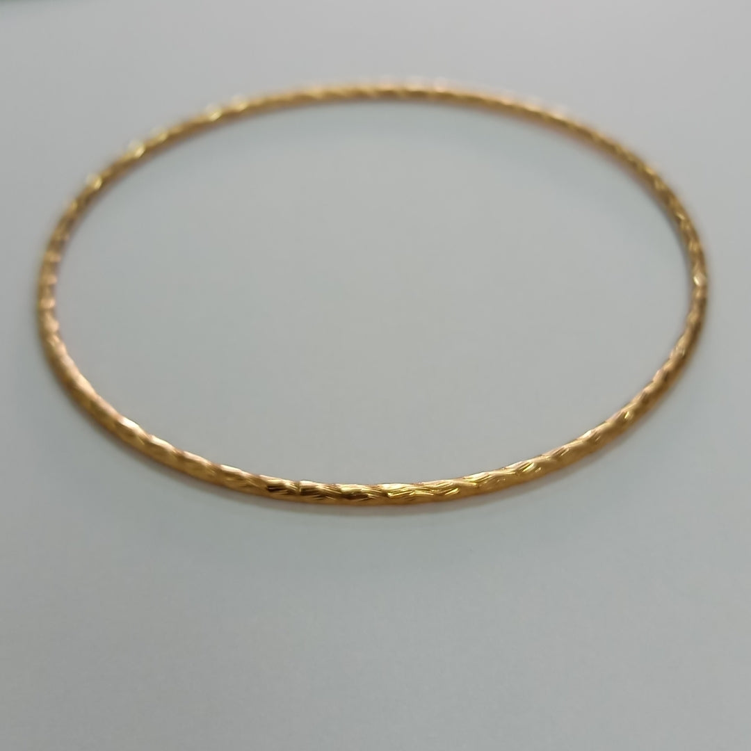 PULSERA RIGIDA ORO 14 K 4,00 GRMS (SEMINUEVO)