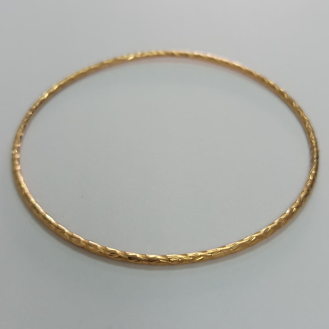 PULSERA RIGIDA ORO 14 K 4,00 GRMS (SEMINUEVO)