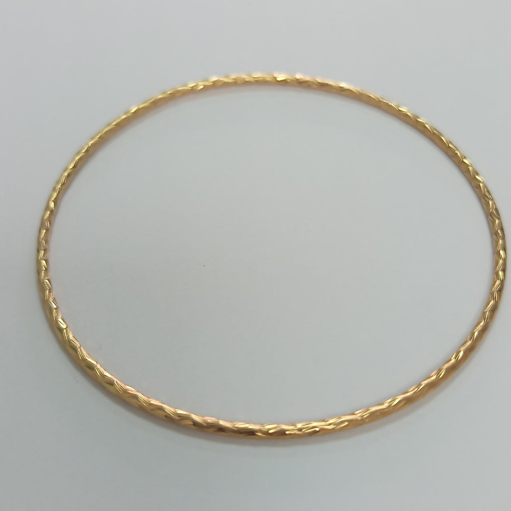 PULSERA RIGIDA ORO 14 K 4,10 GRMS (SEMINUEVO)