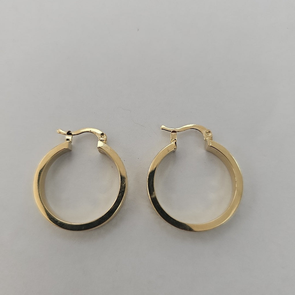 ARETES TEJIDO ARRACADAS FACETADAS 14K 2.9 GR (NUEVO)