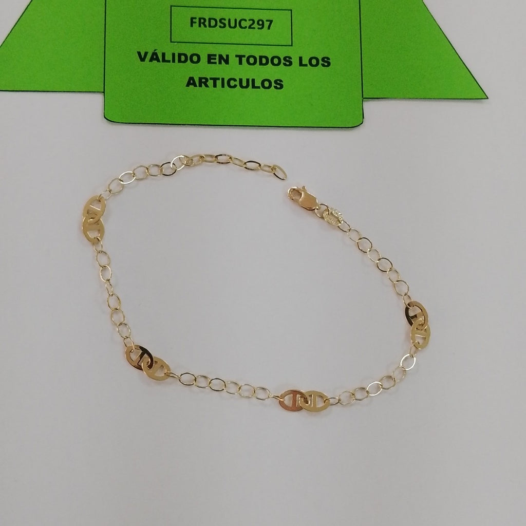 PULSERA ESPECIAL 14K 21 CM 1.8 GR (NUEVO)