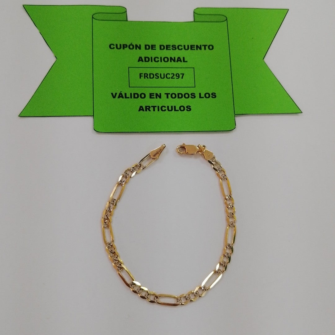 PULSERA 3X1 14K 18 CM 3.9 GR (NUEVO)