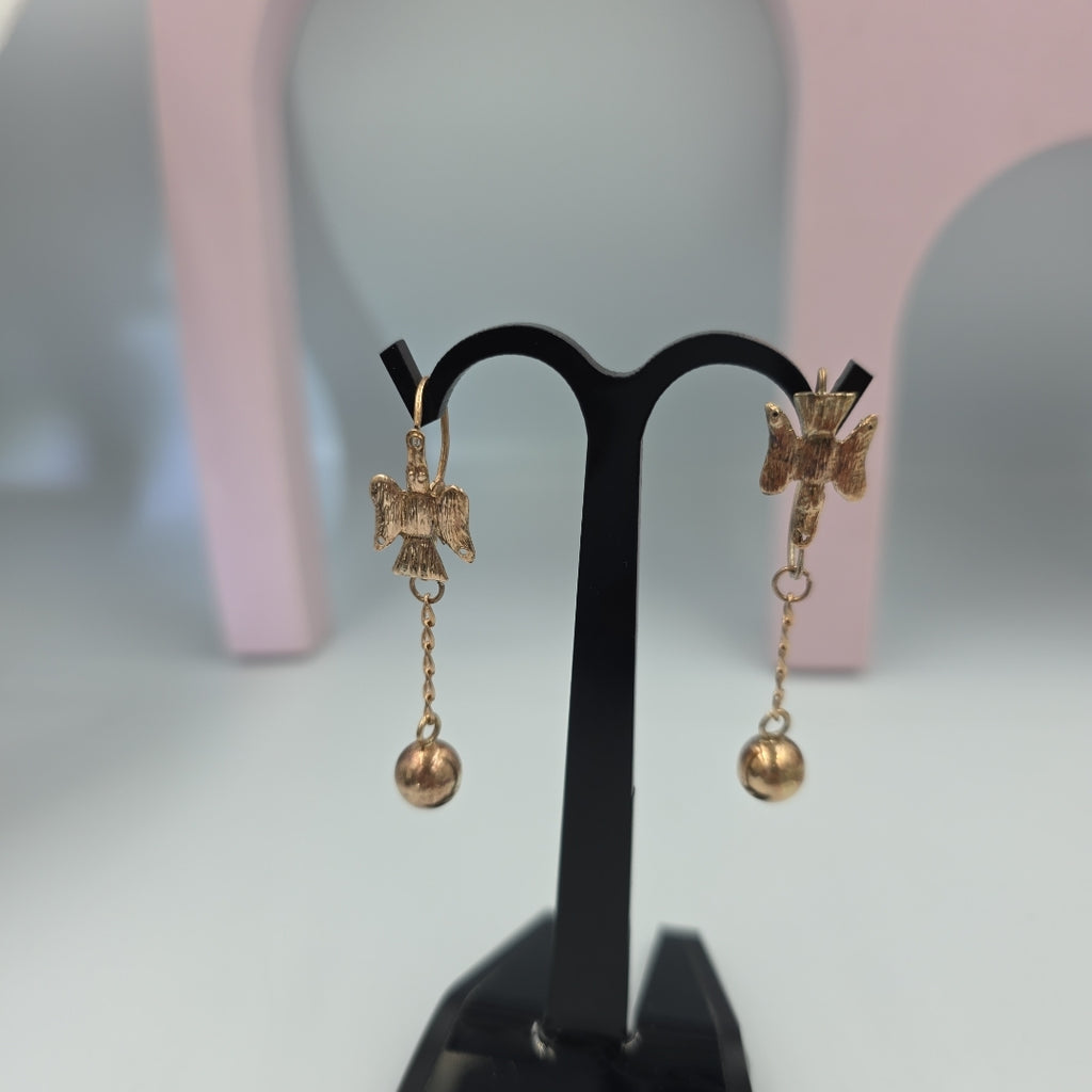ARETES PAR ORO 8 K 3.2 GRMS (SEMINUEVO)