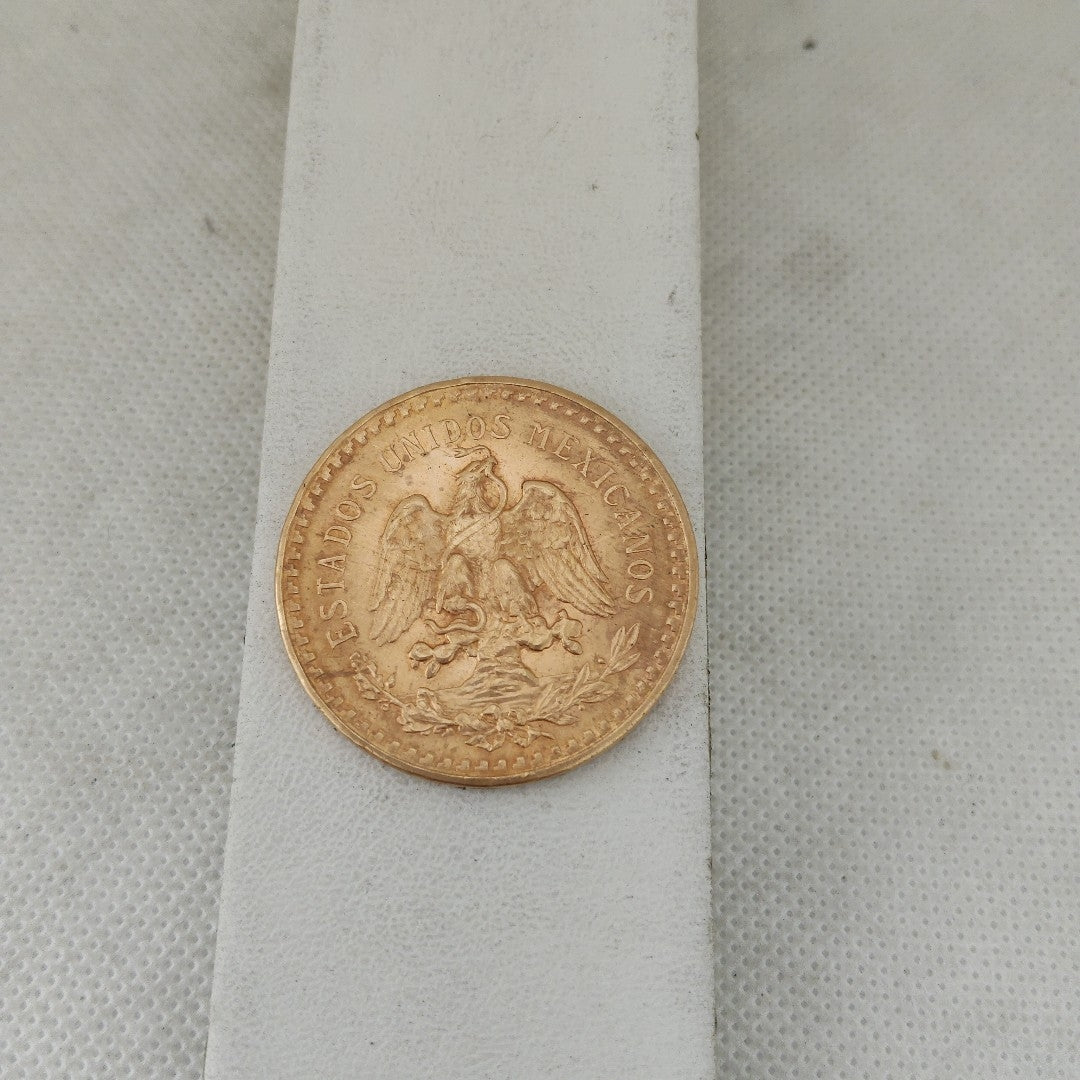 K1 41.6 GRMS 21 K IDENTIFICACIÓN MONEDA NOMINATIVA MATERIALES ORO CANTI (SEMINUEVO)