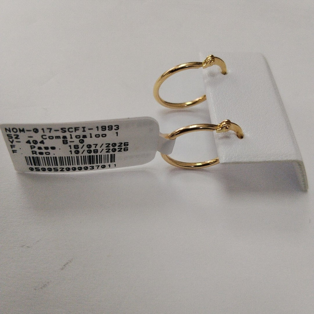 ARETES ARRACADAS 14K 1.1 GR (NUEVO)