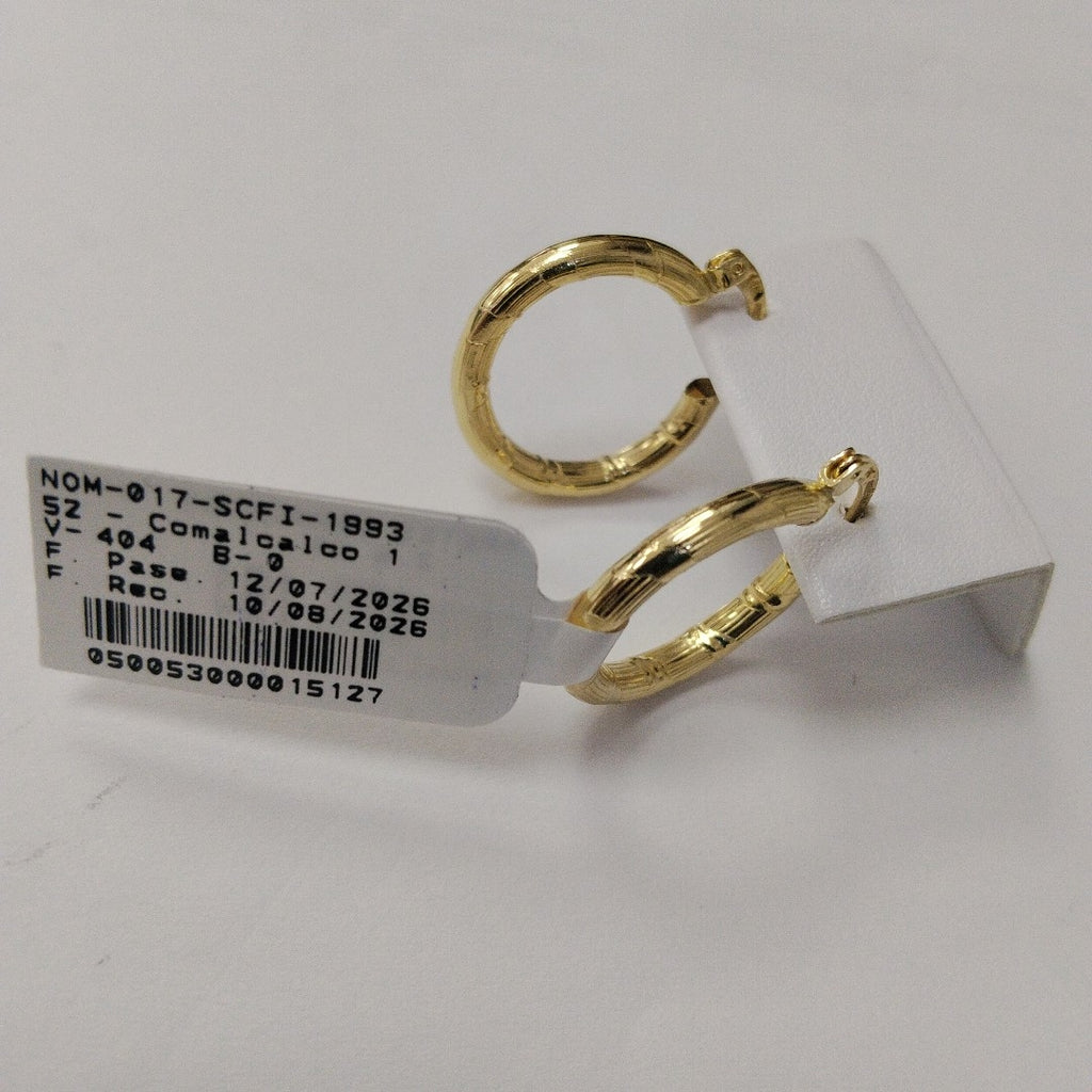 ARETES ARRACADAS 14K 2.6 GR (NUEVO)