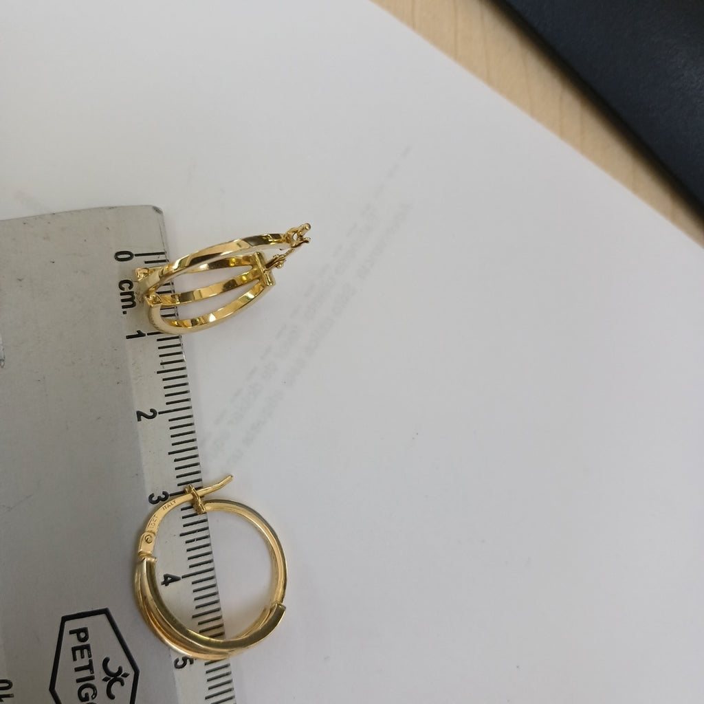 ARRACADAS PAR ORO 10 K 1.9 GRMS (SEMINUEVO)