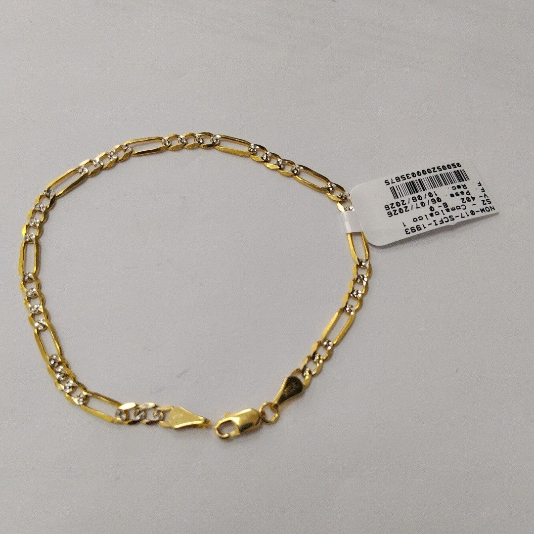 PULSERA 3X1 14K 21 CM 4.6 GR (NUEVO)