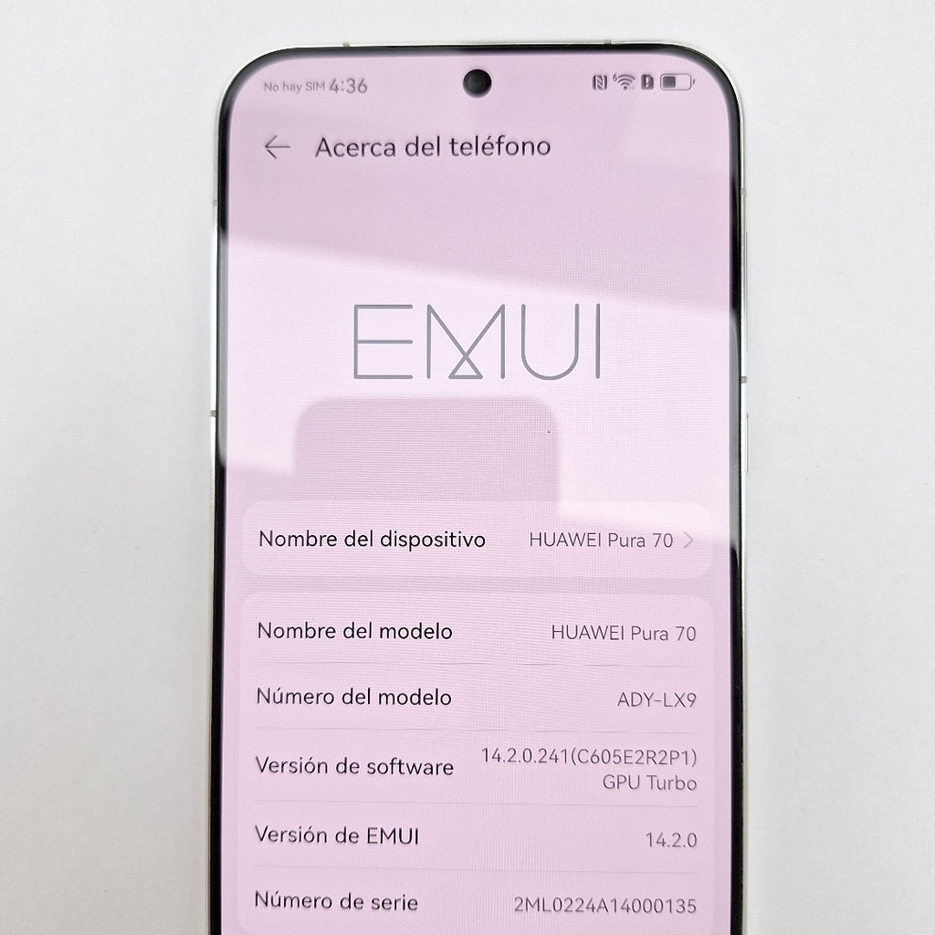 CELULAR HUAWEI PURA 70 ADY-LX9 (2024) 256 GB 12 GB RAM (SEMINUEVO)