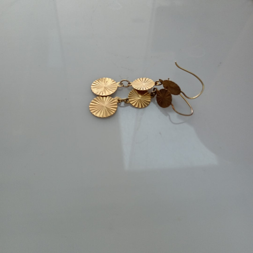 ARETES PAR ORO 8 K 2,80 GRMS (SEMINUEVO)