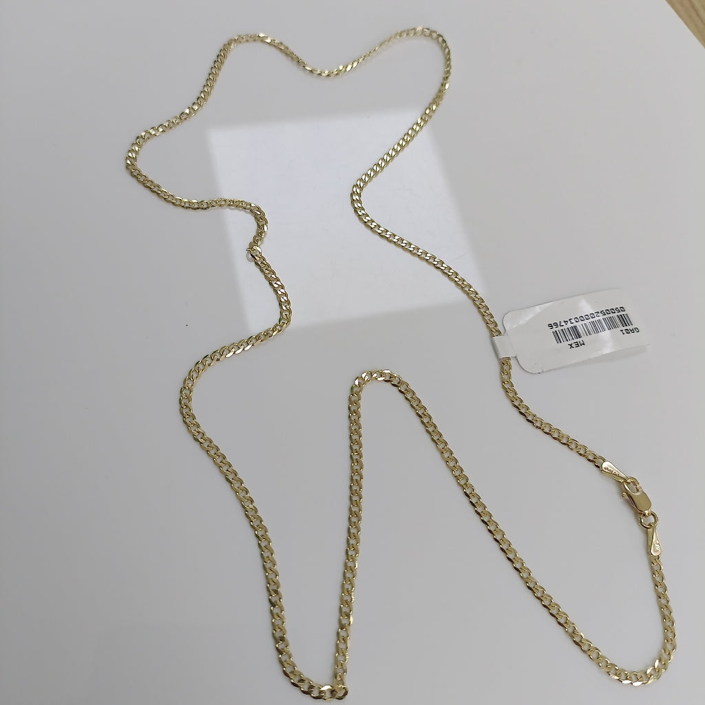 CADENA BARBADA 14K 60 CM 5.9 GR (NUEVO)