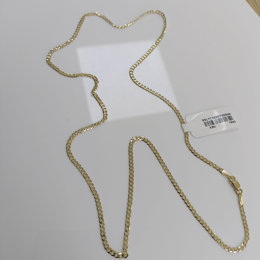 CADENA BARBADA 14K 60 CM 5.9 GR (NUEVO)