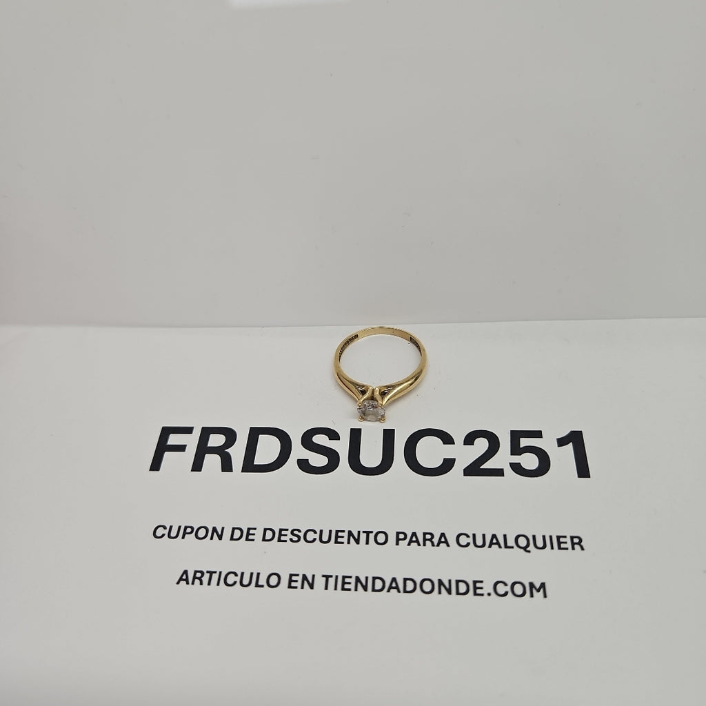 SOLITARIO ORO 14 K 2,20 GRMS (SEMINUEVO)