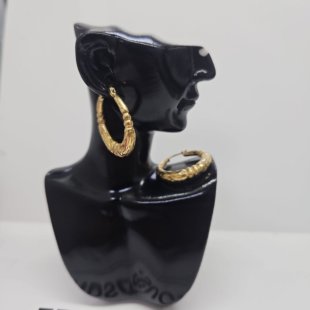 ARRACADAS PAR ORO 14 K 2,60 GRMS (SEMINUEVO)