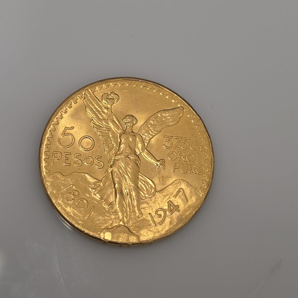 K1 41.6 GRMS 21 K IDENTIFICACIÓN MONEDA NOMINATIVA MONEDAS PESOS 50 PESOS (SEMINUEVO)