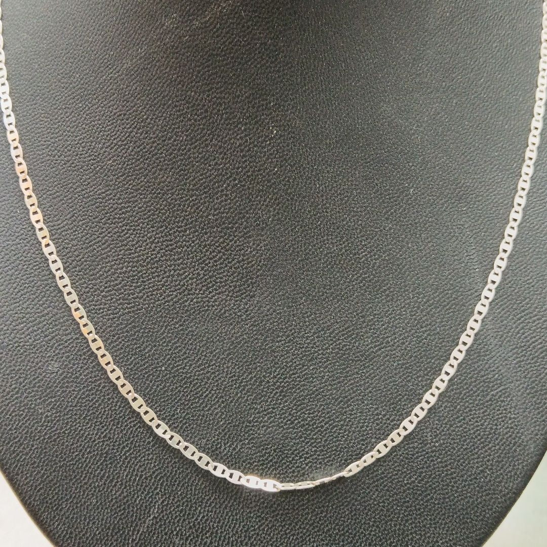 CADENA TEJIDO ESPEJO PLATA .925 60 CM 4.2 GR (NUEVO)