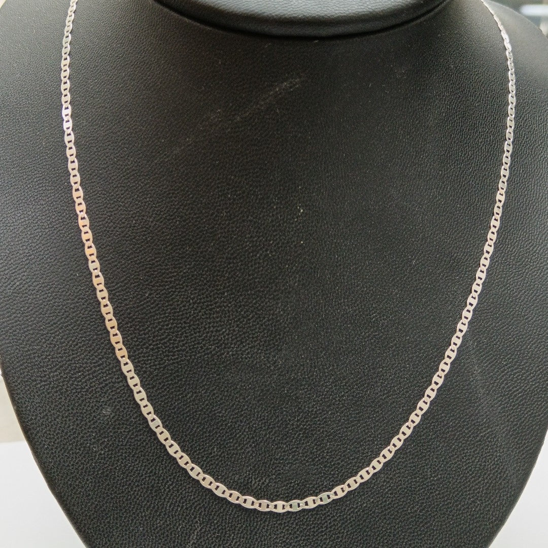 CADENA TEJIDO ESPEJO PLATA .925 55 CM 3.8 GR (NUEVO)