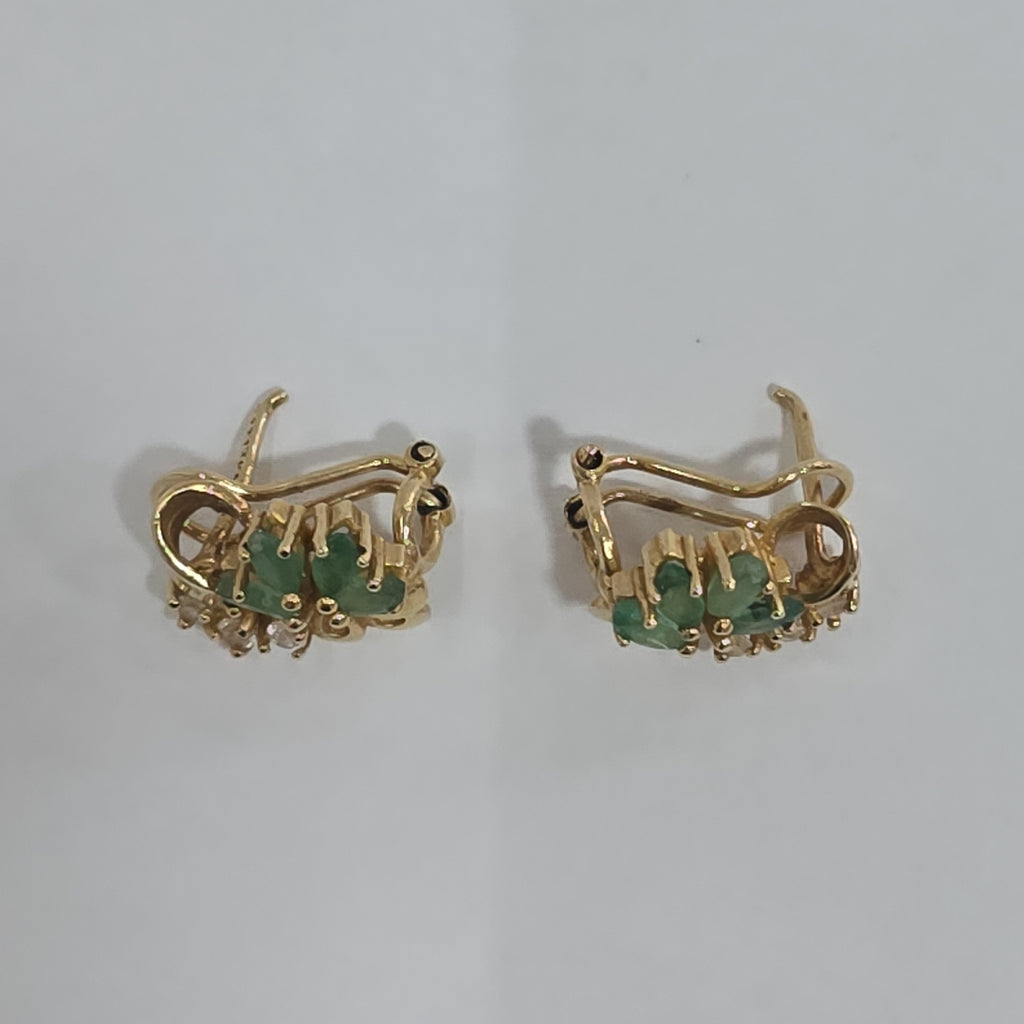 ARETES PAR ORO 14 K 3,40 GRMS (SEMINUEVO)