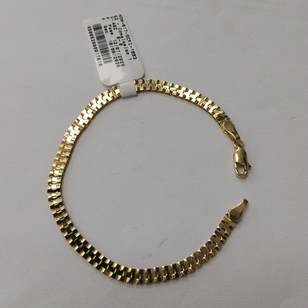 PULSERA ESPECIAL 14K 18 CM 4.1 GR (NUEVO)