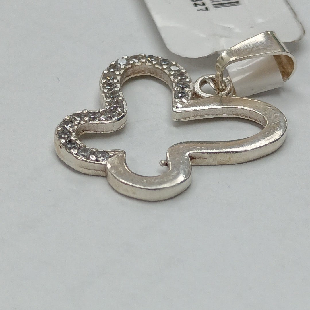DIJE MARIPOSA C/CIRCONIAS PLATA .925 2.4 GR (NUEVO)