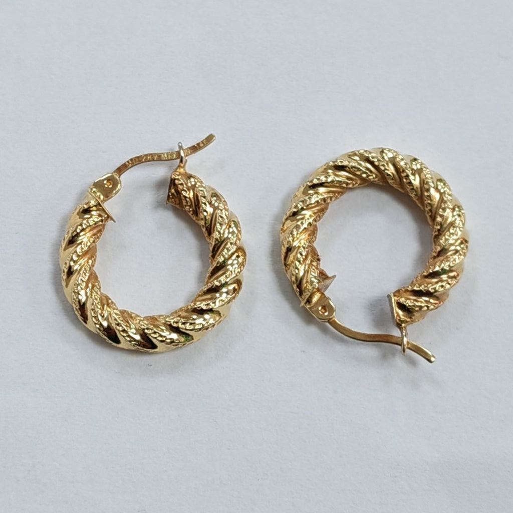 ARRACADAS PAR ORO 14 K 2,50 GRMS (SEMINUEVO)
