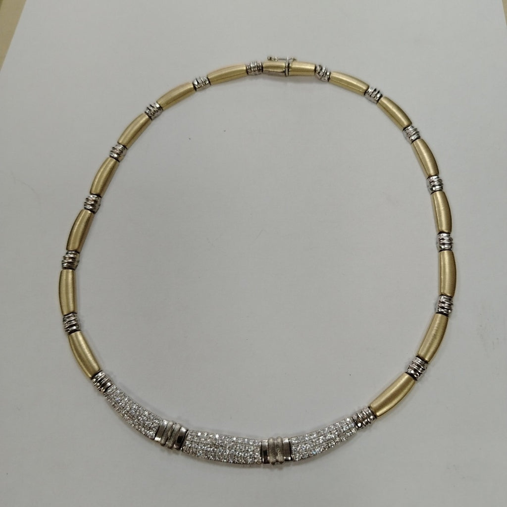 GARGANTILLA ORO, RODIADO 14 K 20.7 GRMS (SEMINUEVO)