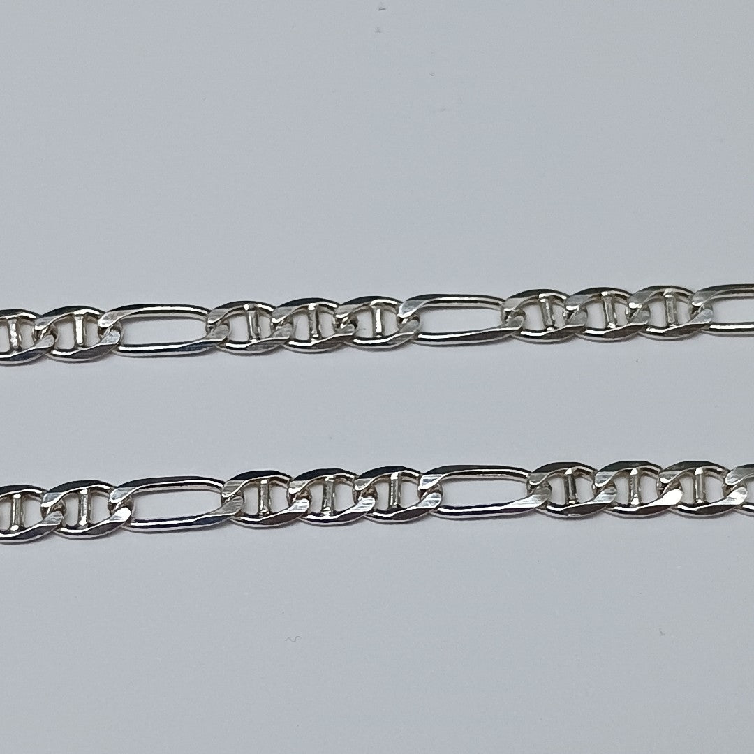 CADENA TEJIDO 3X1 PLATA .925 60 CM 8.4 GR (NUEVO)