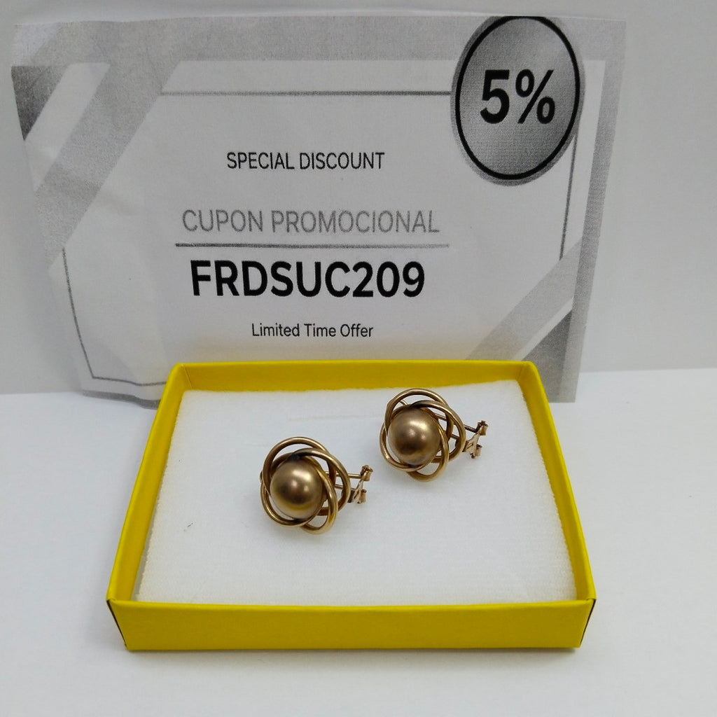 ARETES PAR ORO 10 K 5,30 GRMS (SEMINUEVO)
