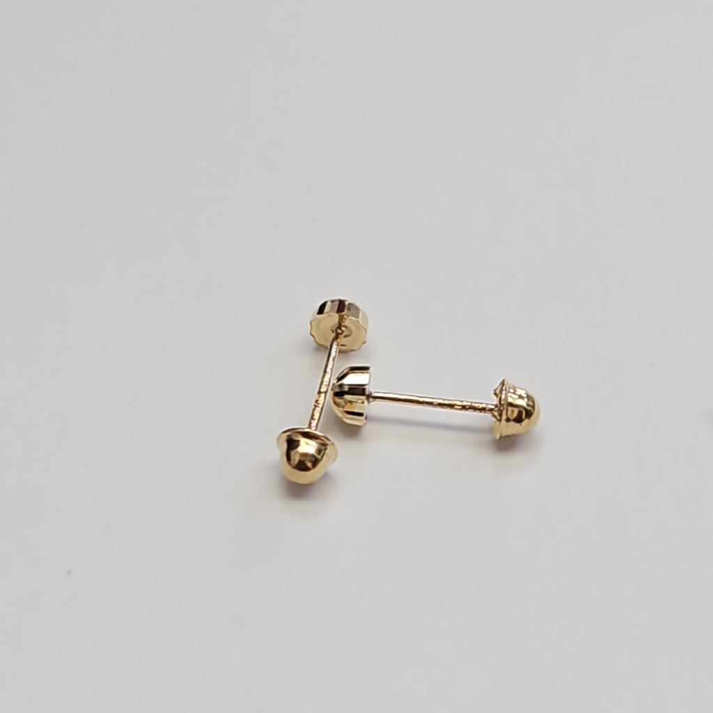 BROQUELES BROQUEL FIG HONGO 14K 0.17 GR (NUEVO)