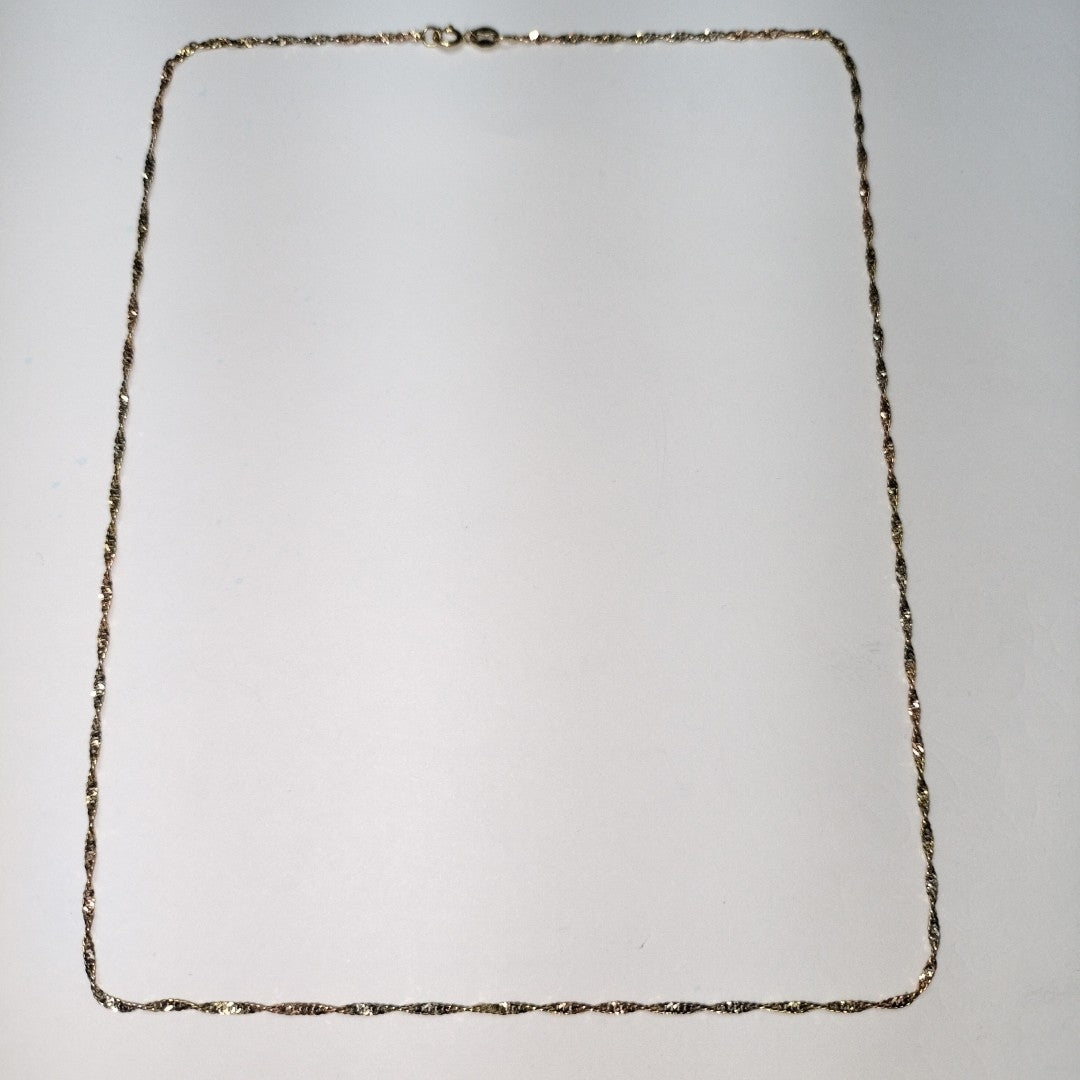 CADENA ORO 14 K 2,10 GRMS (SEMINUEVO)