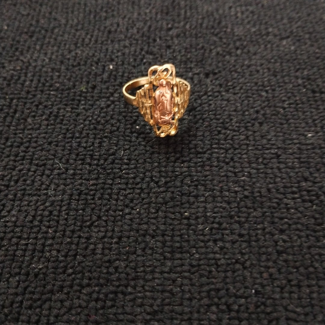 ANILLO ORO COMBINADO 10 K 2,50 GRMS (SEMINUEVO)
