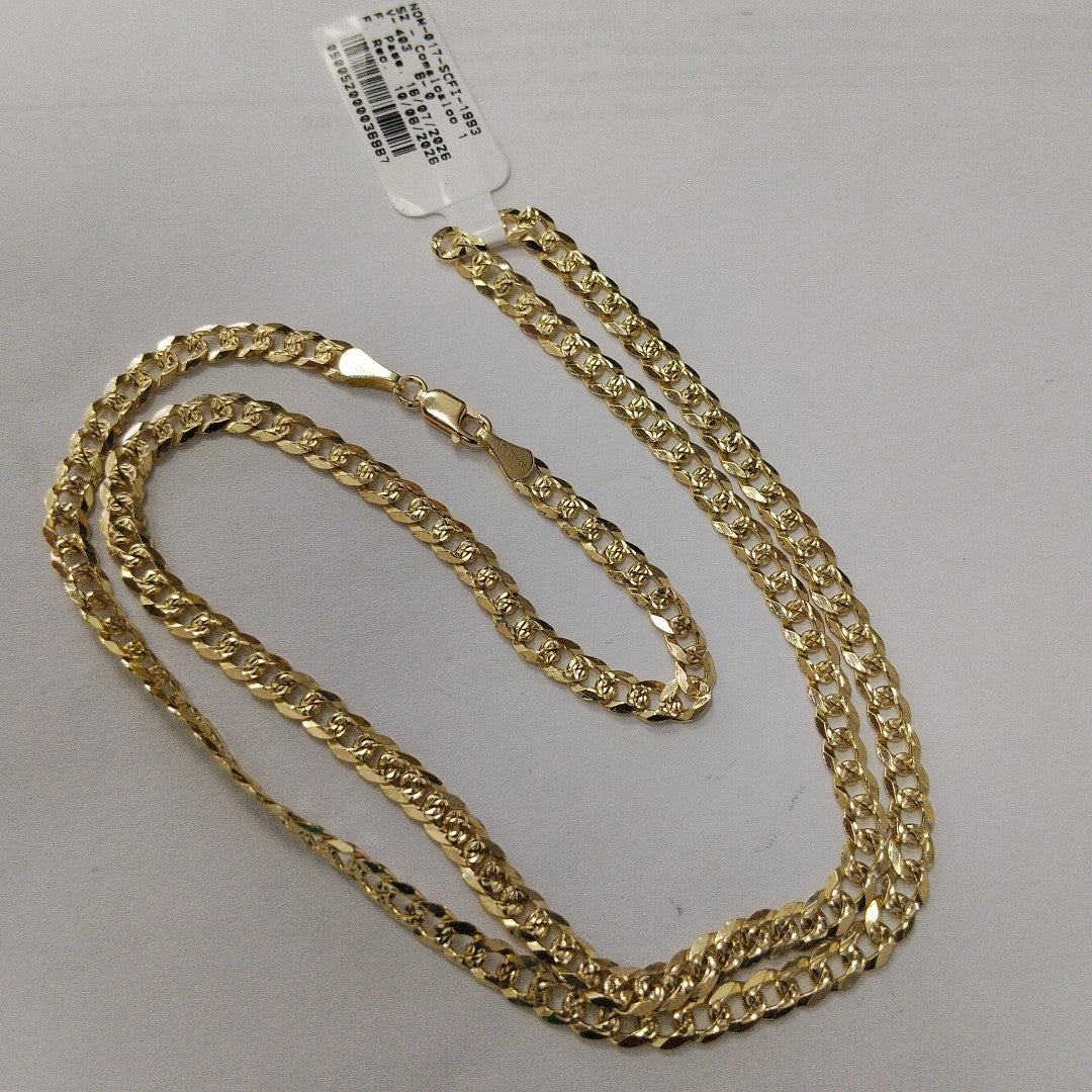 CADENA BARBADA 14K 60 CM 20.7 GR (NUEVO)
