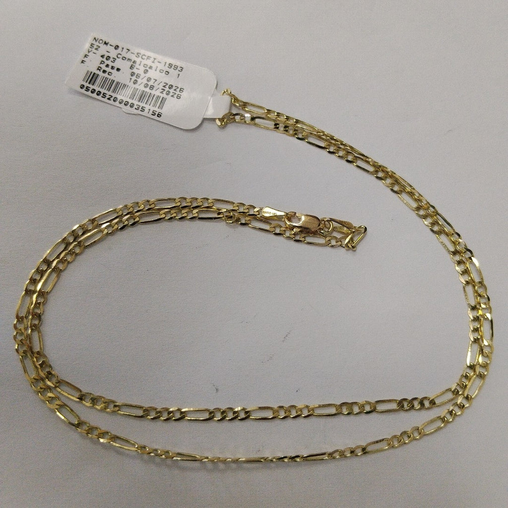 CADENA 3X1 14K 55 CM 5 GR (NUEVO)